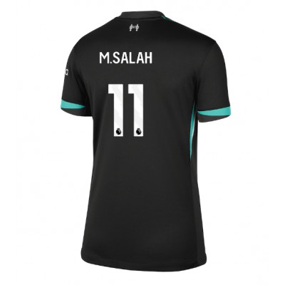 Ženski Nogometni dresi Liverpool Mohamed Salah #11 Gostujoči 2024-25 Kratek Rokav Ženski Nogometni dresi Liverpool Mohamed Salah #11 Gostujoči 2024-25 Kratek Rokav